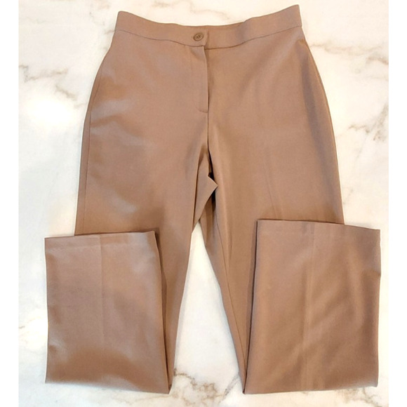 Coldwater Creek Dress Pants Women's Size 8 Khaki/Beige Comfort Fit Pants - Picture 3 of 9